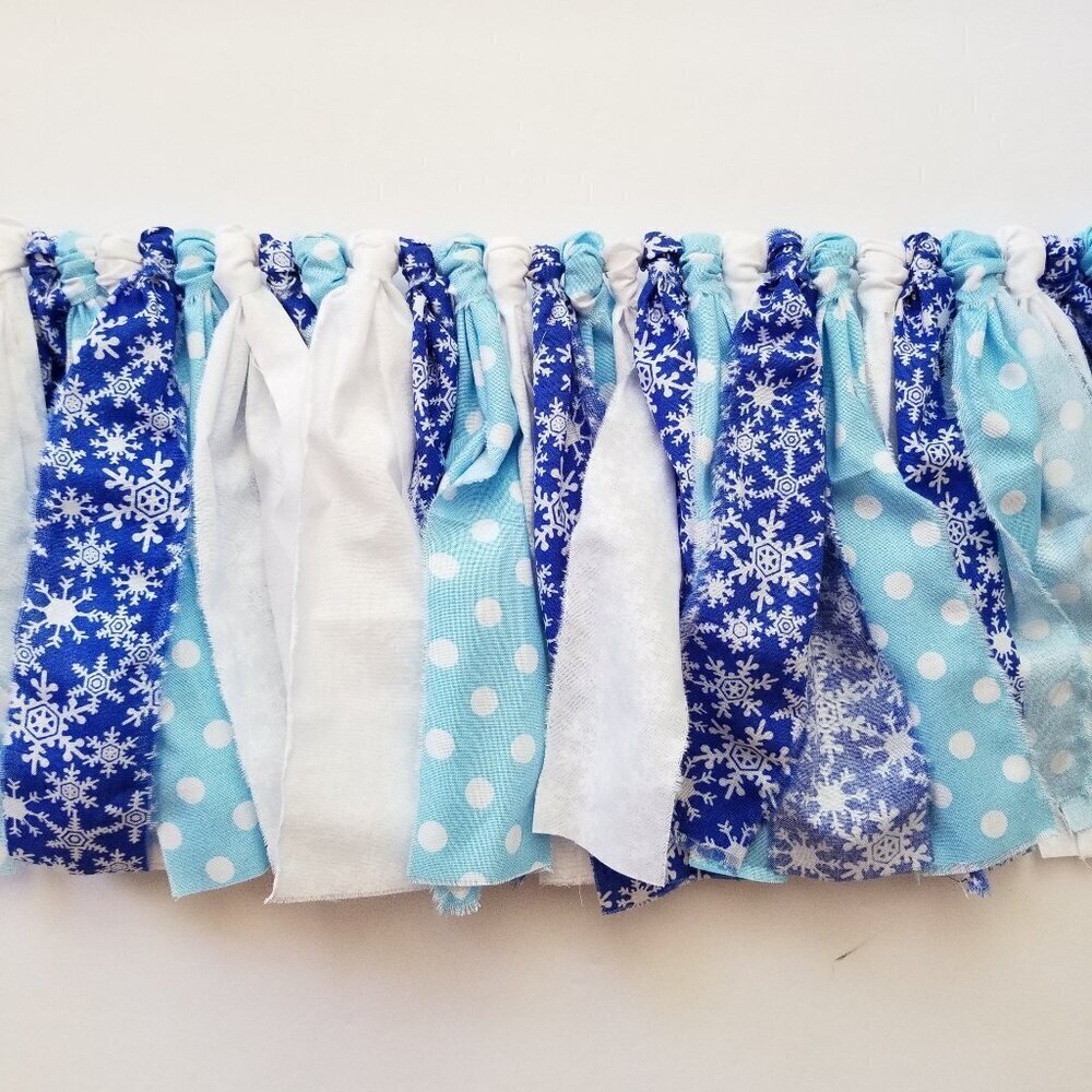 Snowflake High Chair Banner | First Birthday | 3’ HIGH CHAIR
